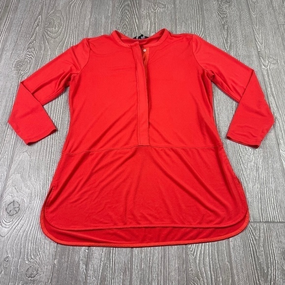 LRL Lauren Ralph Lauren Henley Tunic Top - Picture 1 of 6